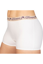 Derriere Equestrian Womens Bonded Padded Shorty White